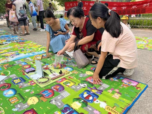 北京市通州区万盛北里社区开展青少年暑期社区实践活动